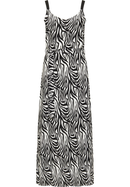 faina Maxikleid mit Zebra-Print
