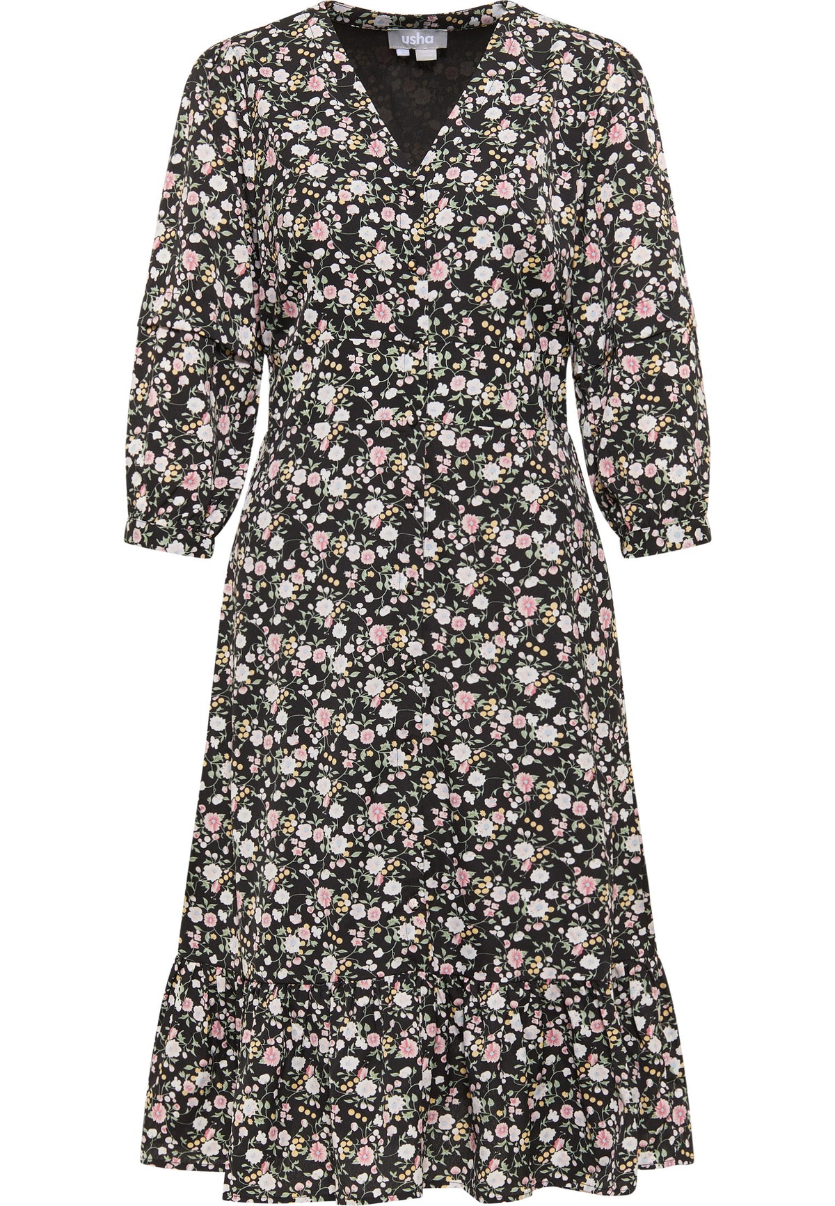 Jeona Women's Midi Dress With Floral Print