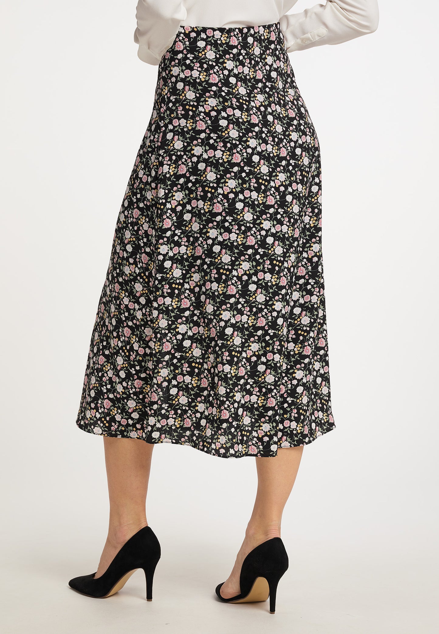 Albee Women's Midi Skirt With Floral Print
