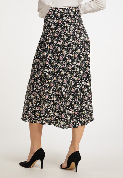 Albee Women's Midi Skirt With Floral Print