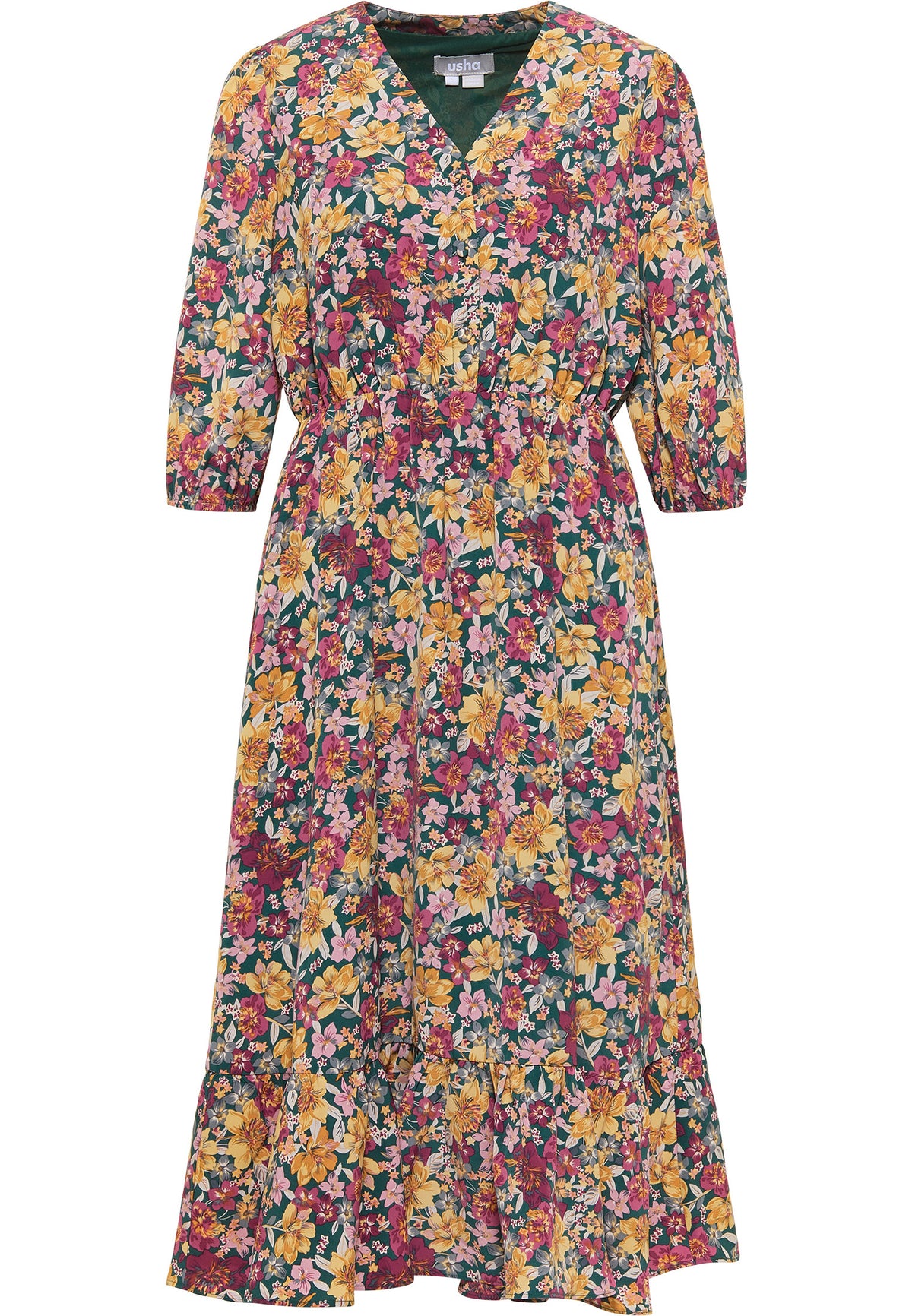 Jeona Women's Floral Print Midi Dress