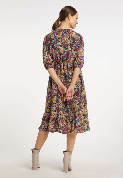 Jeona Women's Floral Print Midi Dress