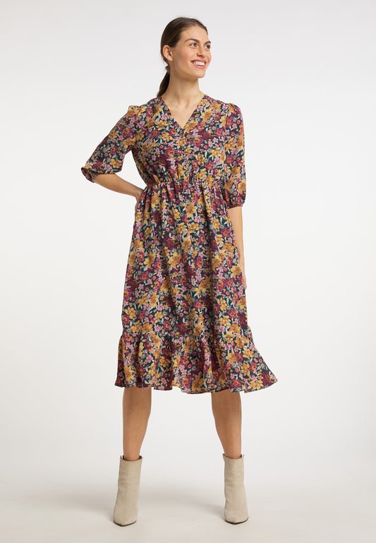 Jeona Women's Floral Print Midi Dress