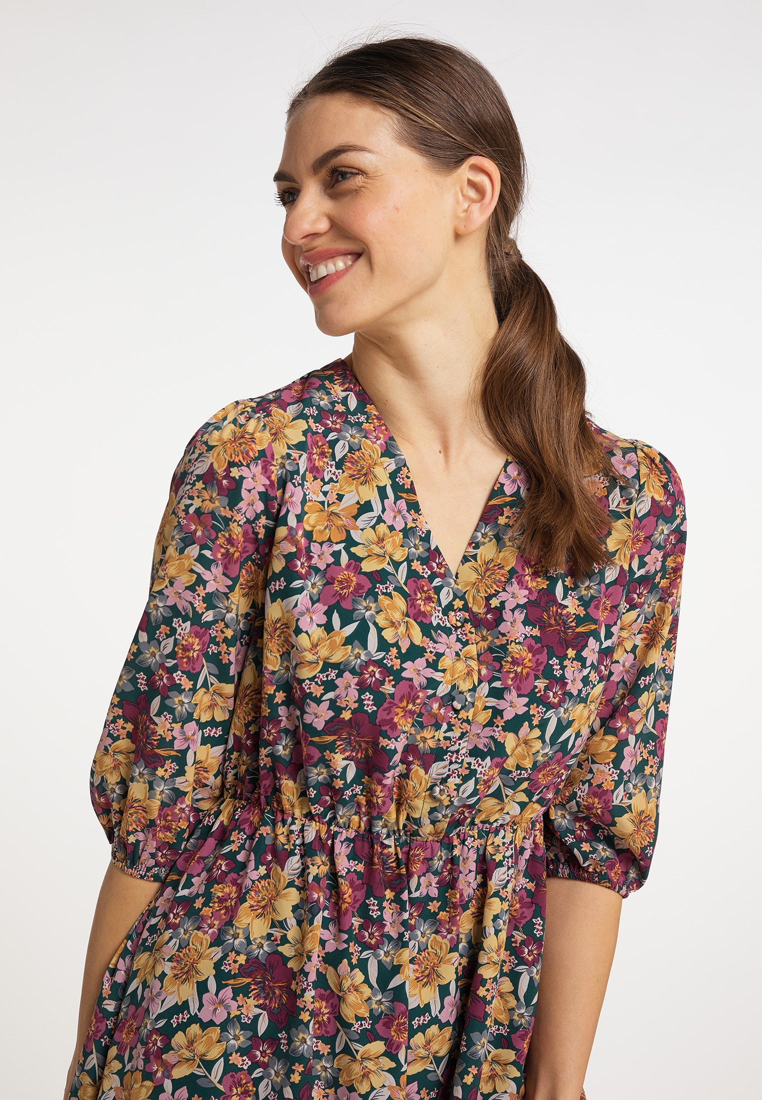 Albee Women's Floral Print Midi Dress