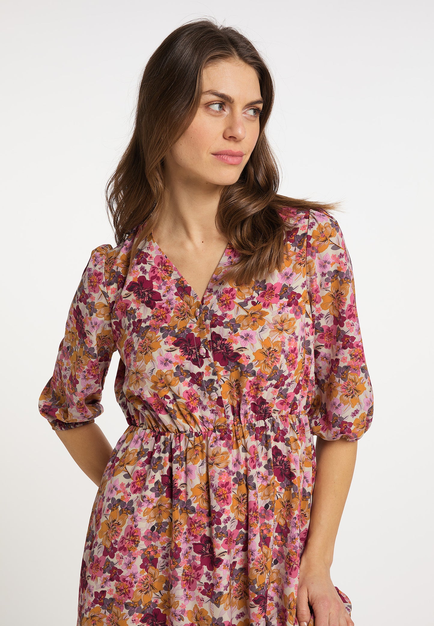 Albee Women's Floral Print Midi Dress