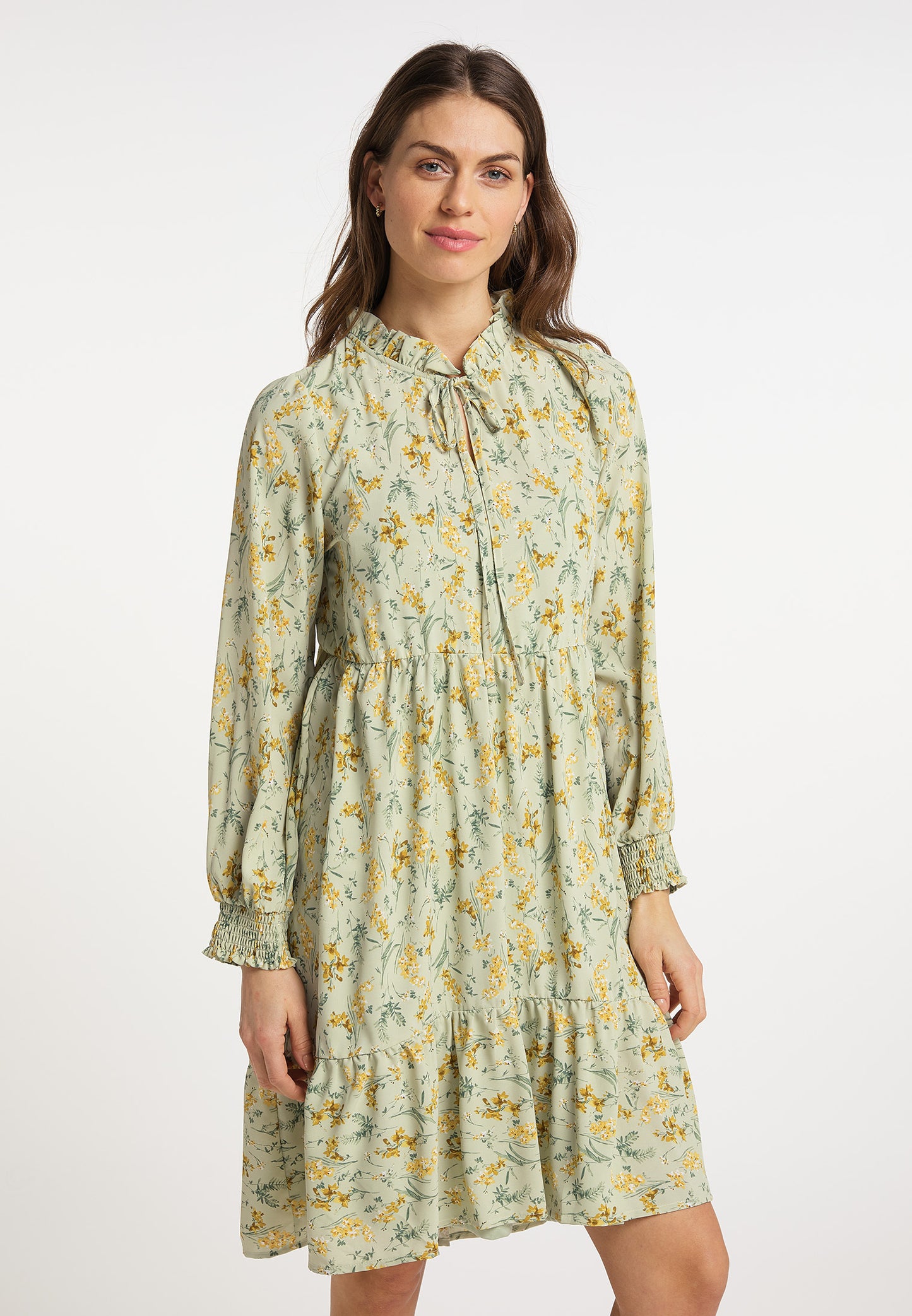 usha Damenkleid mit Blumenmuster