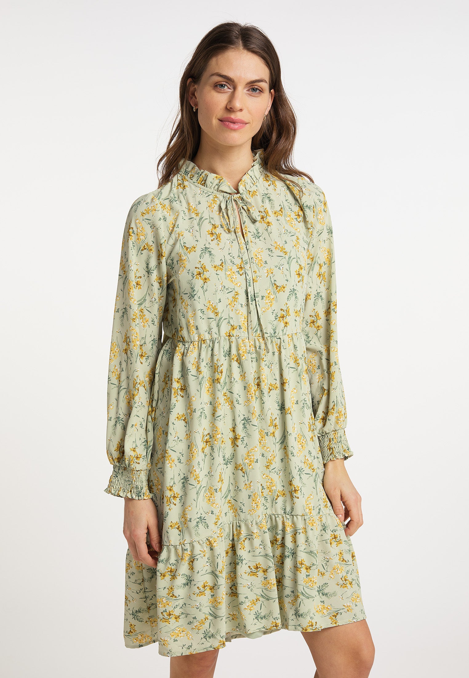 usha Damenkleid mit Blumenmuster