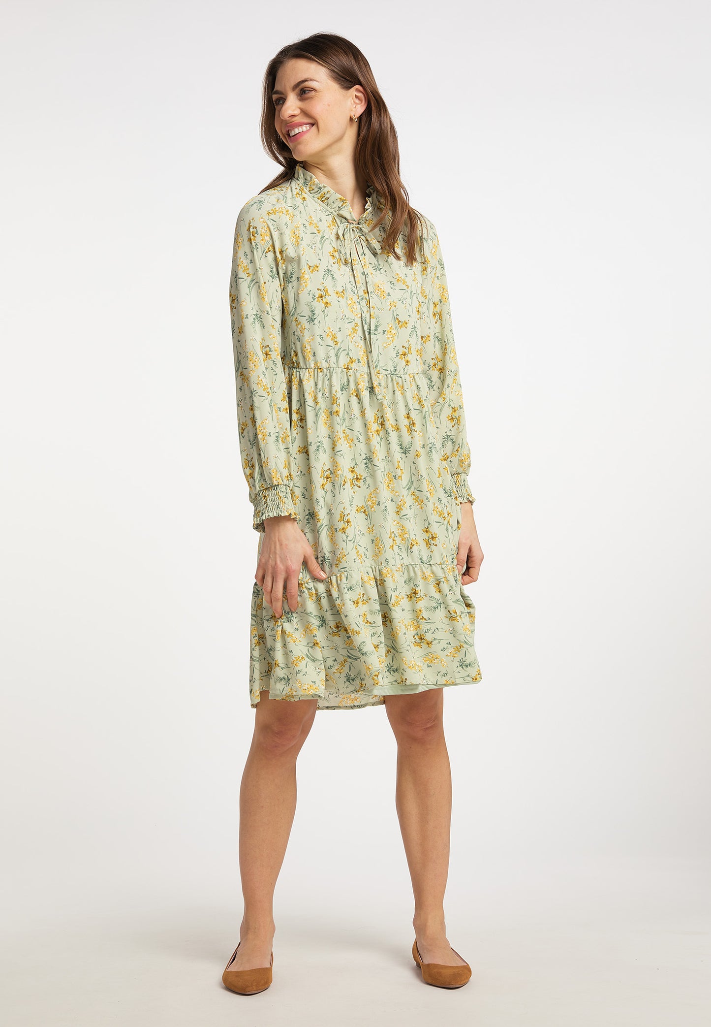 usha Damenkleid mit Blumenmuster
