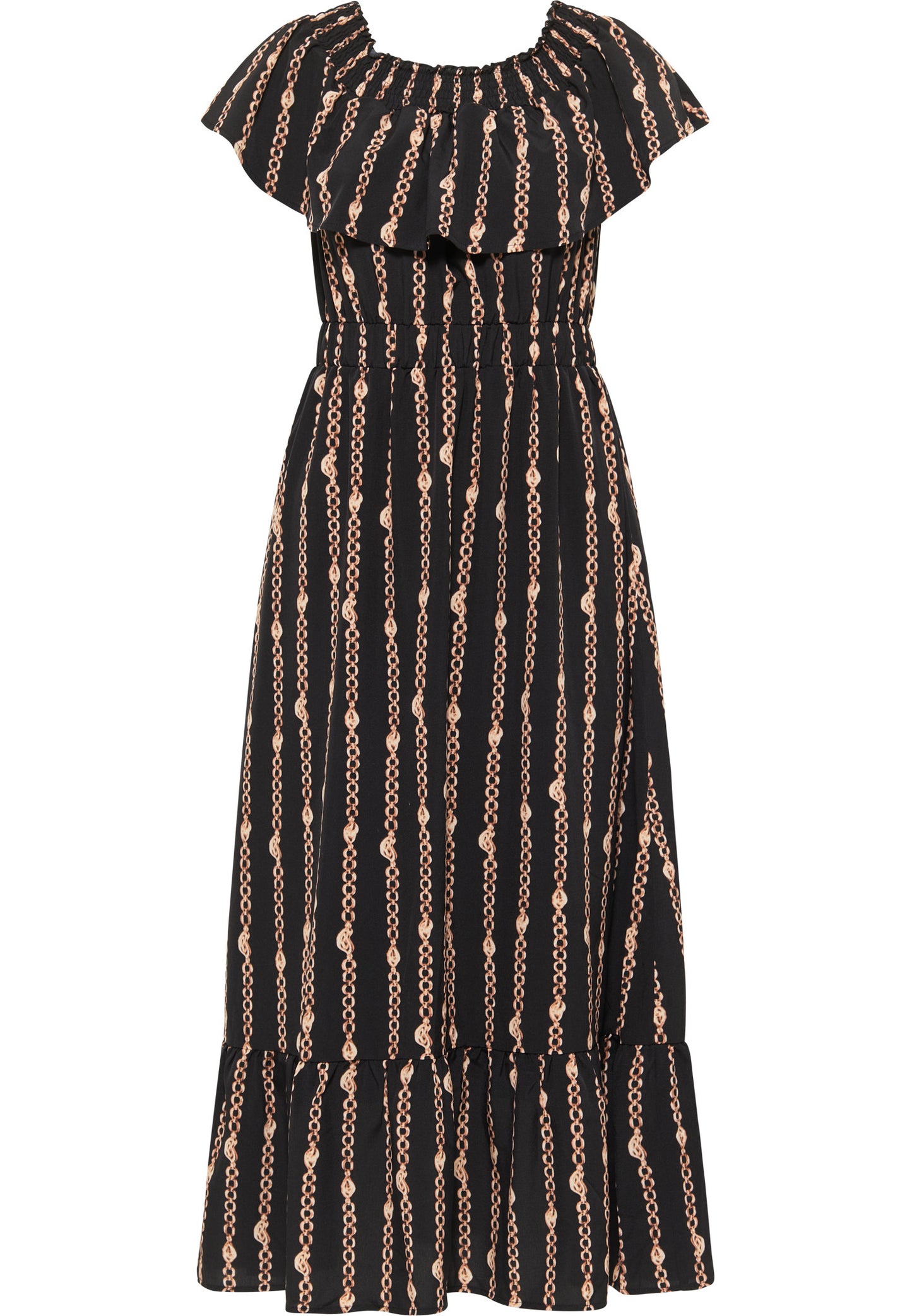 faina Maxikleid mit Allover-Print