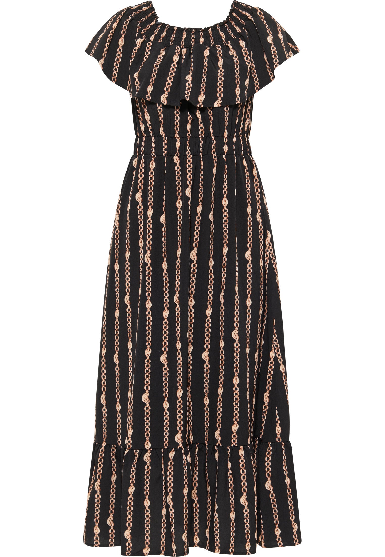 faina Maxikleid mit Allover-Print