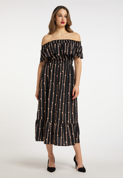 faina Maxikleid mit Allover-Print