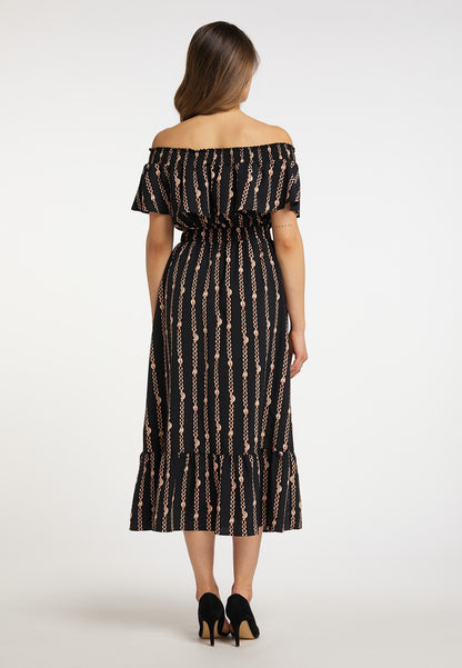 faina Maxikleid mit Allover-Print