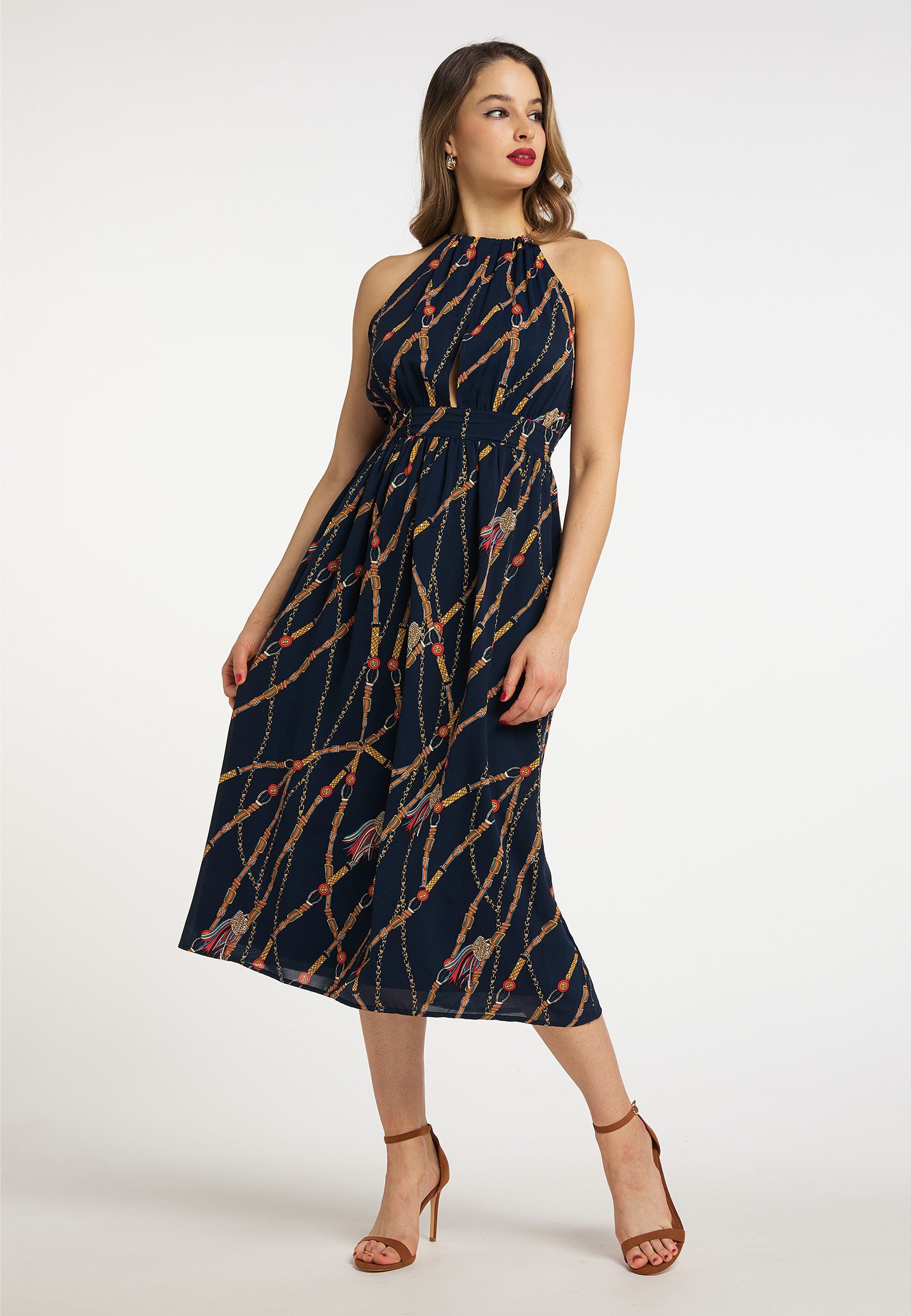 faina Elegantes Midikleid für Damen