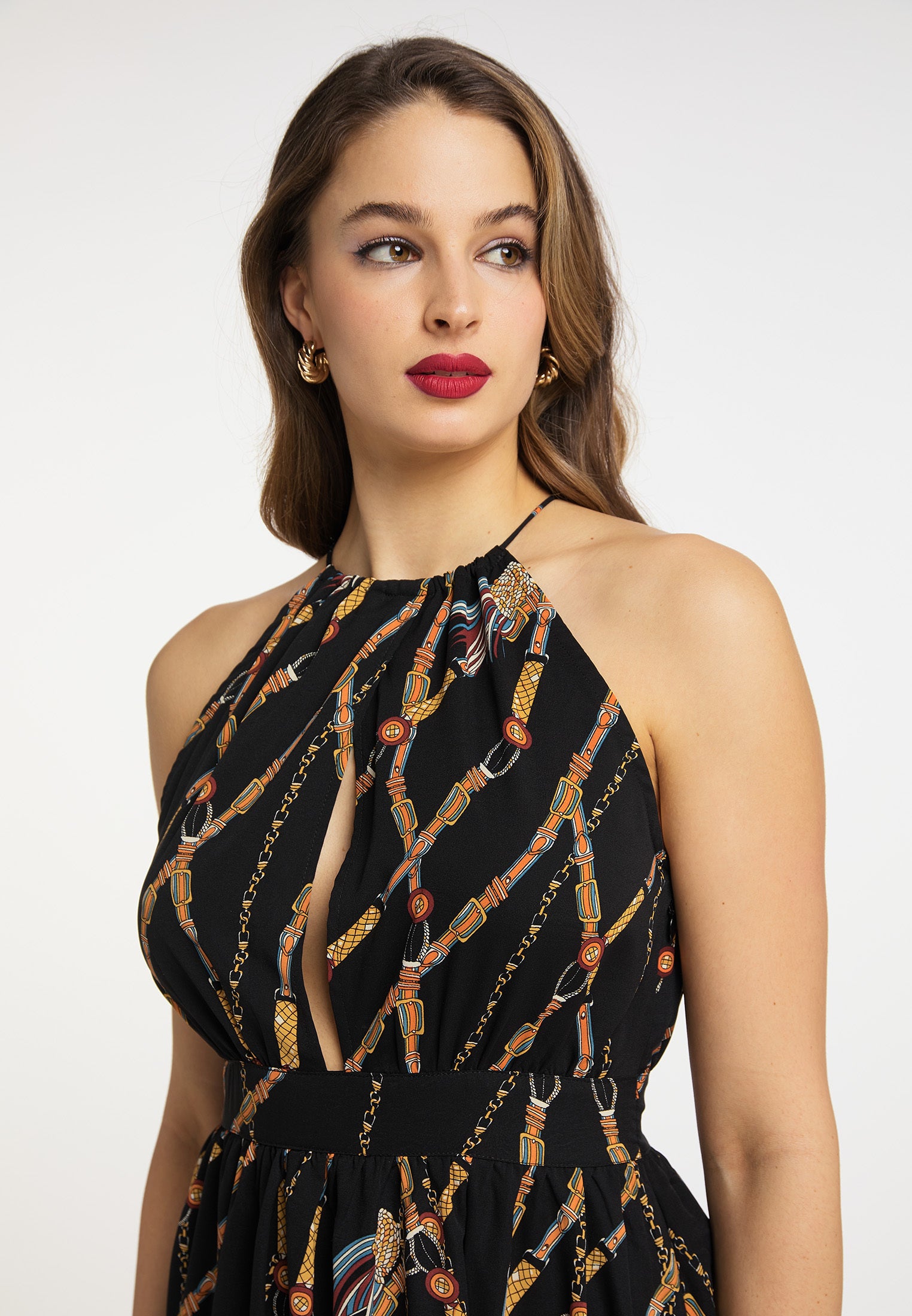 faina Elegantes Midikleid für Damen