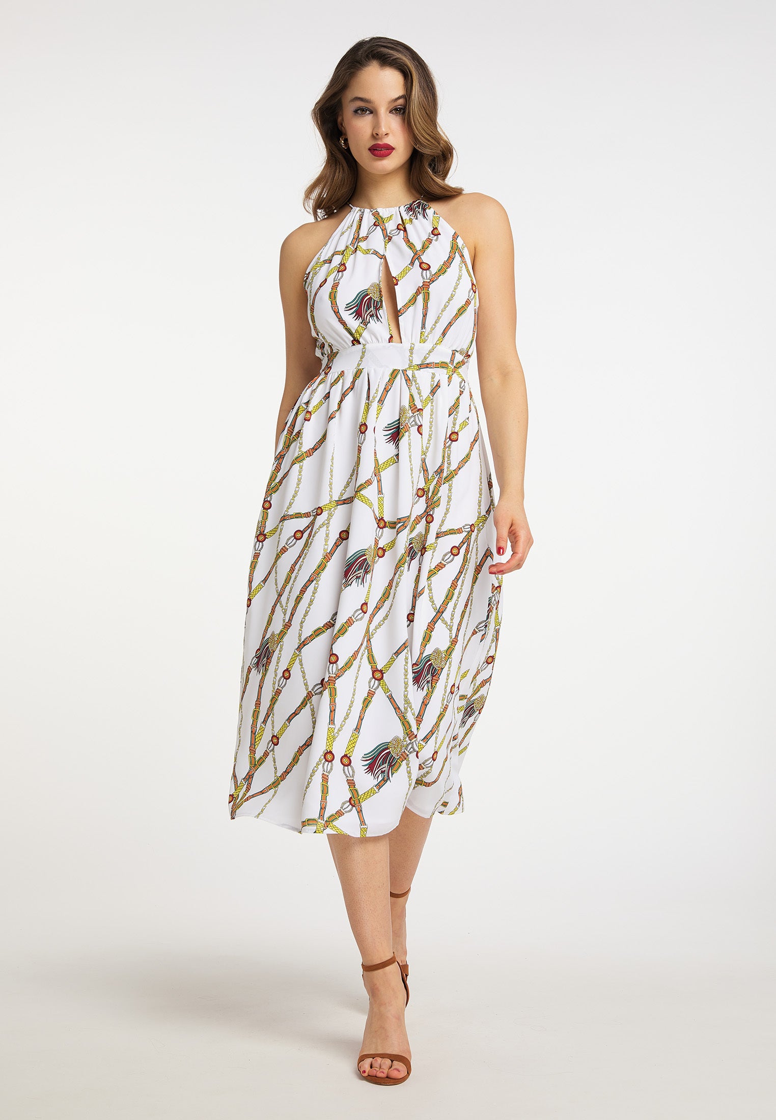faina Elegantes Midikleid für Damen