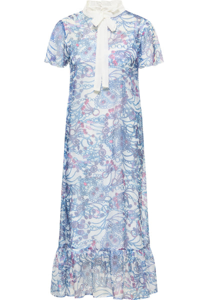 faina Midikleid mit Allover-Print