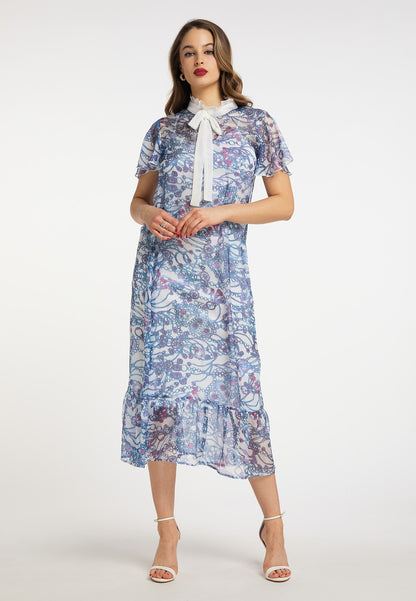 faina Midikleid mit Allover-Print