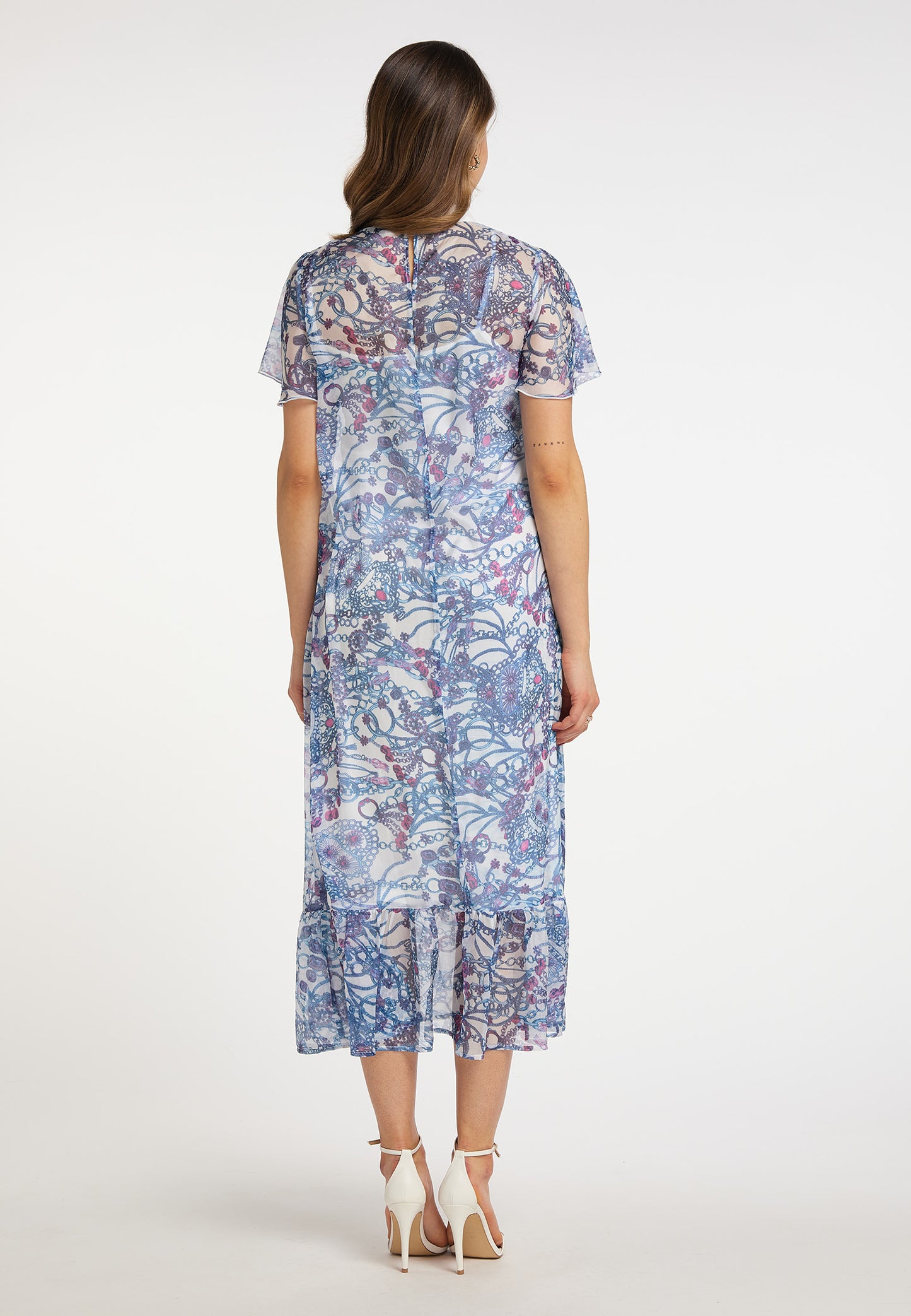 faina Midikleid mit Allover-Print