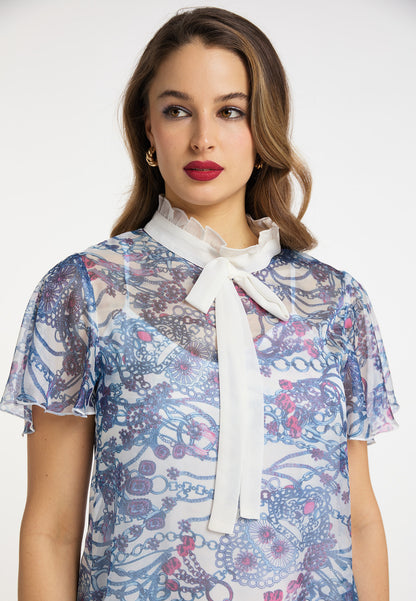 faina Midikleid mit Allover-Print