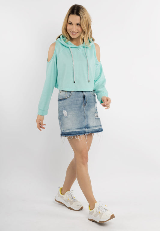 Izia Women's Cropped Hoodie