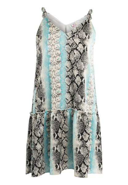 Izia Women's Snake Print Mini Dress