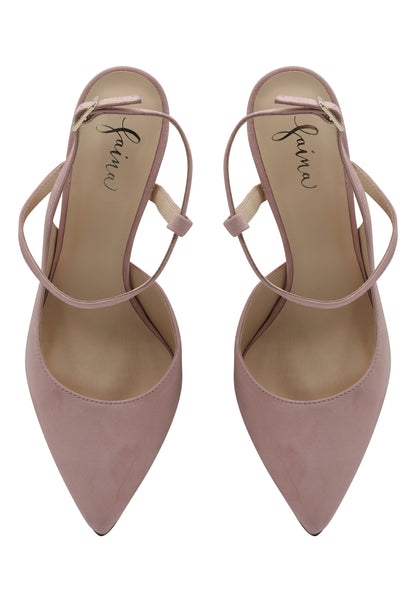 faina Slingback-Pumps aus Leder