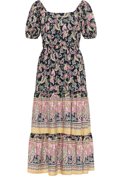 Merro Women's Paisley Print Midi Dress