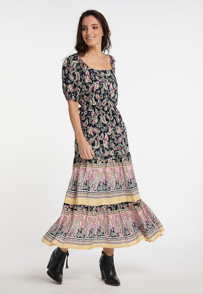Gelya Women's Paisley Print Midi Dress