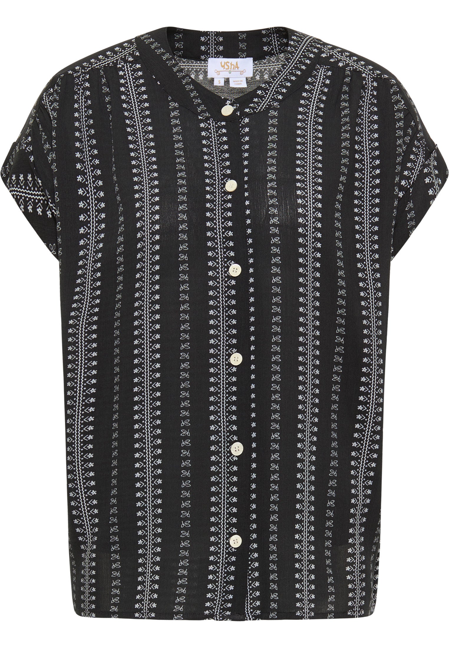 Merro Women's Short Sleeve Blouse