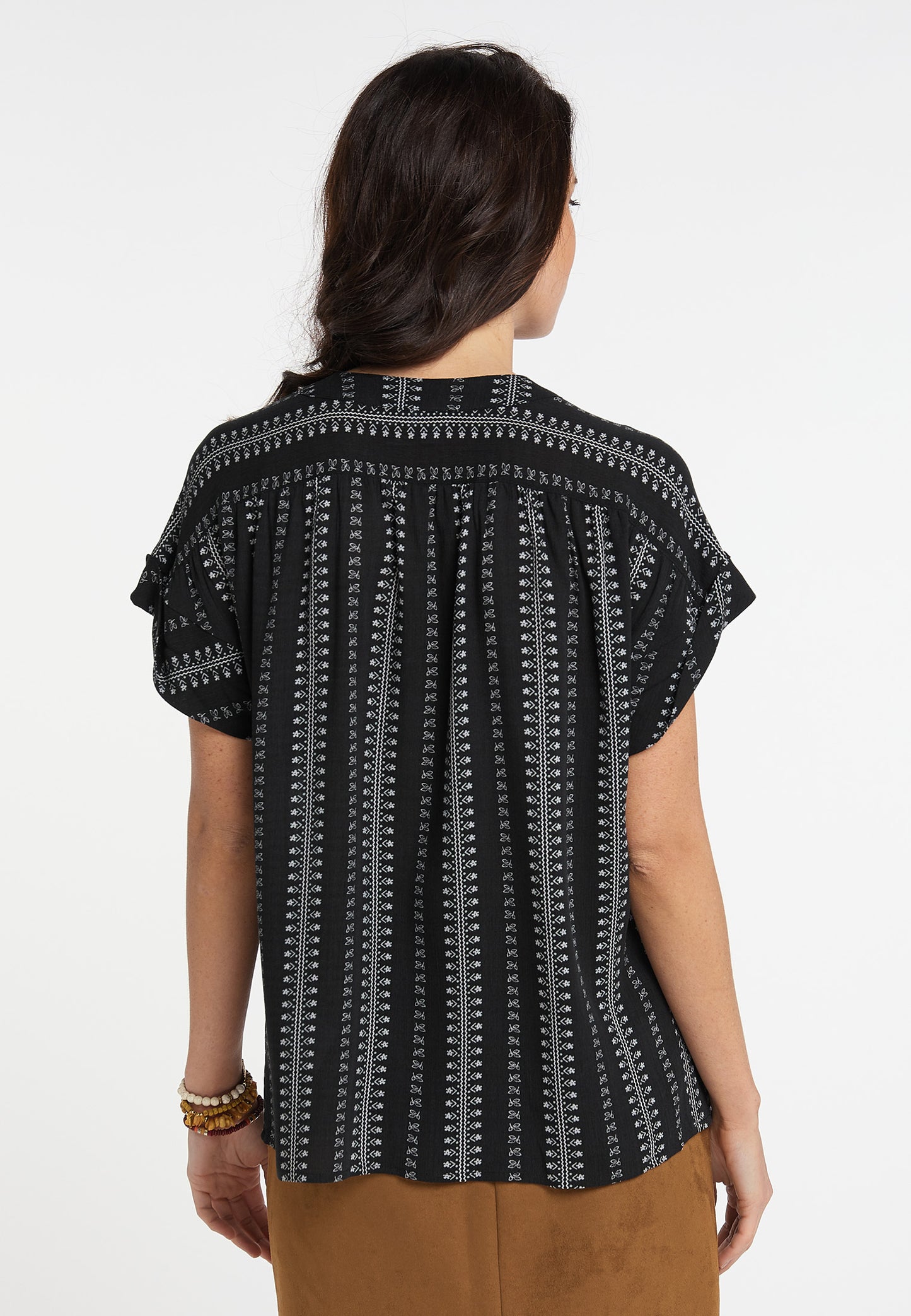 Hypate Women's Short Sleeve Blouse