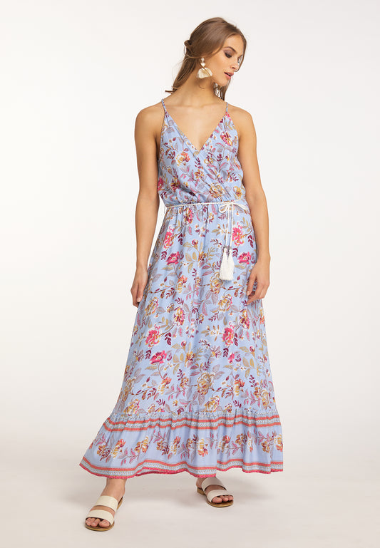 IZIA Damen Maxikleid
