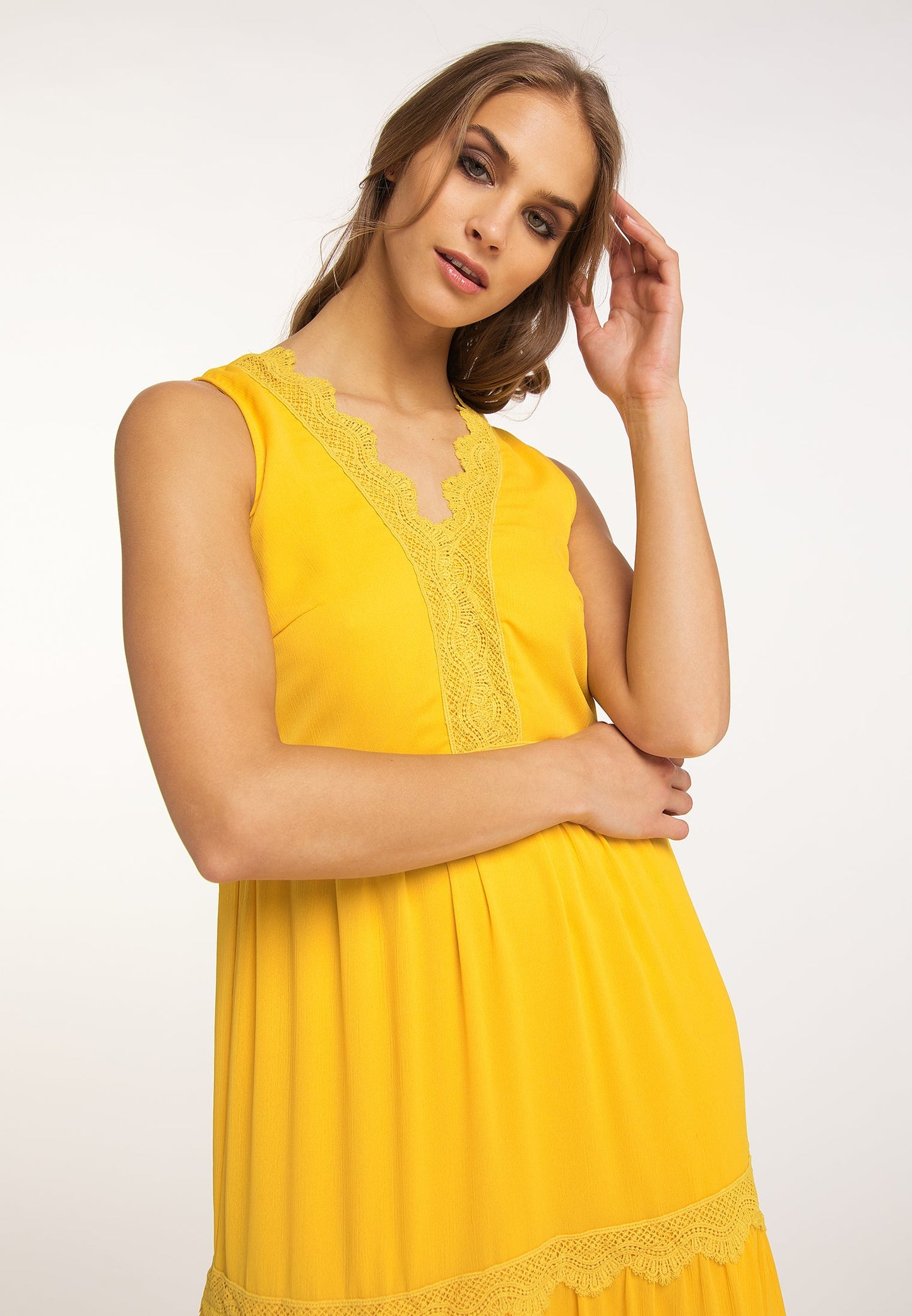 Izia Women's Spaghetti Dress Maxi