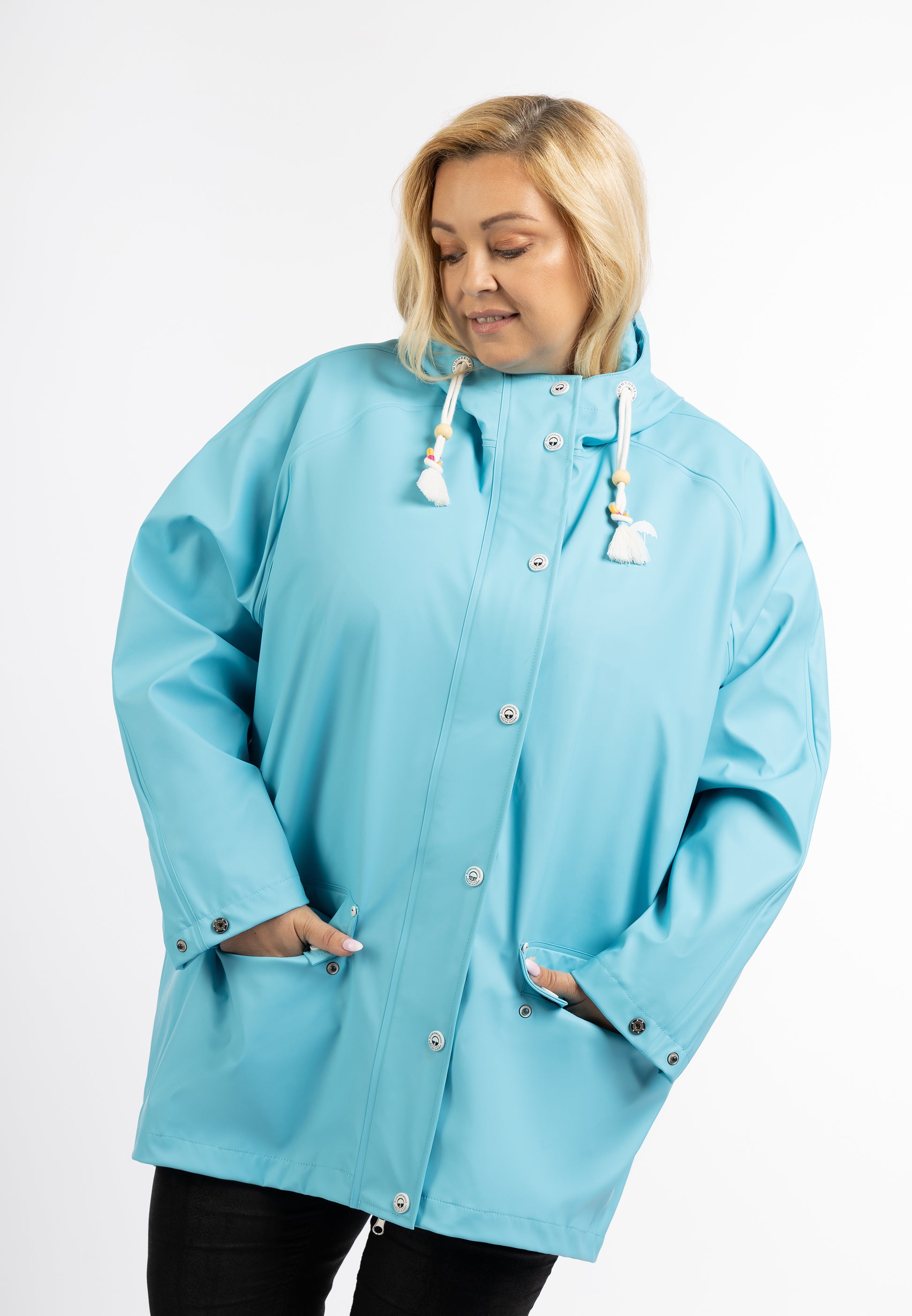 Schmuddelwedda Damski Plus Size Rainpłaszcz