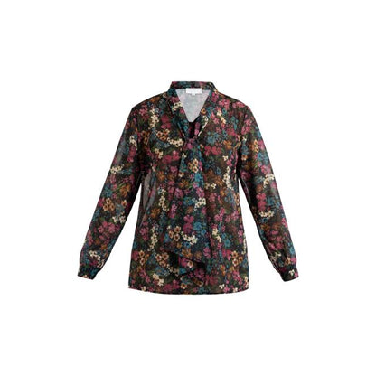 Usha Women's Tie-Neck Blouse