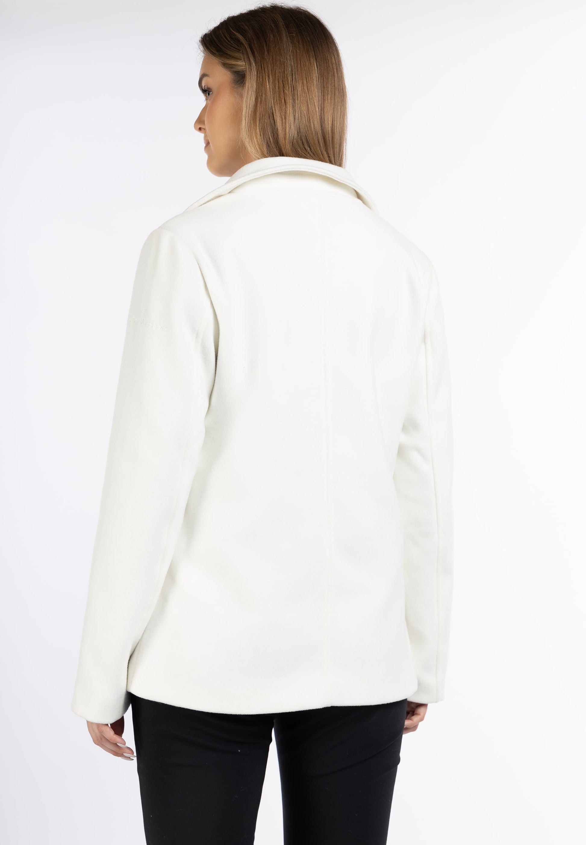 Dreimaster klassik Women's Transitional Pea Coat Made Of A Wool Blend