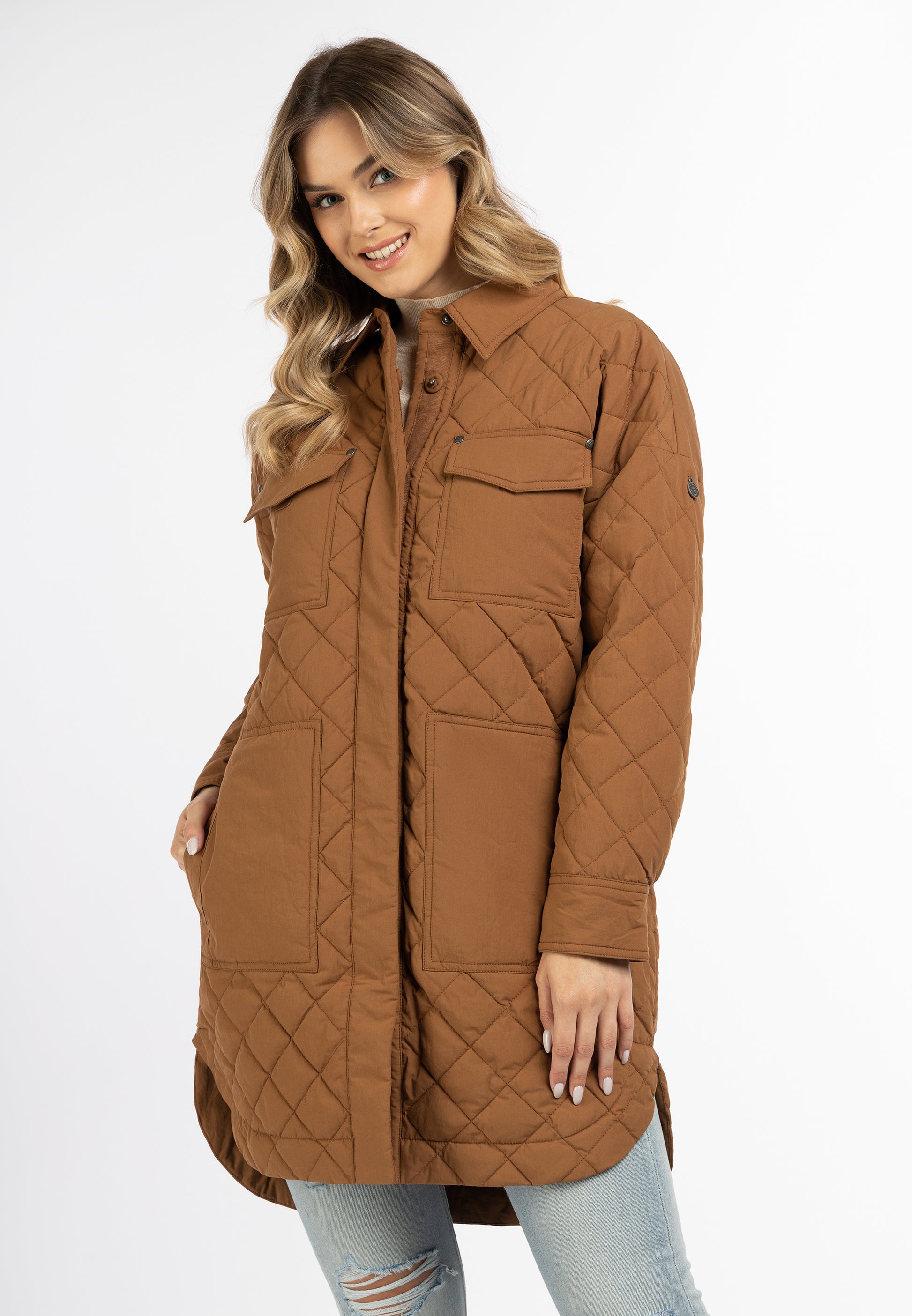 DreiMaster Vintage Damen Cotton Jacket mit leichter Wattierung