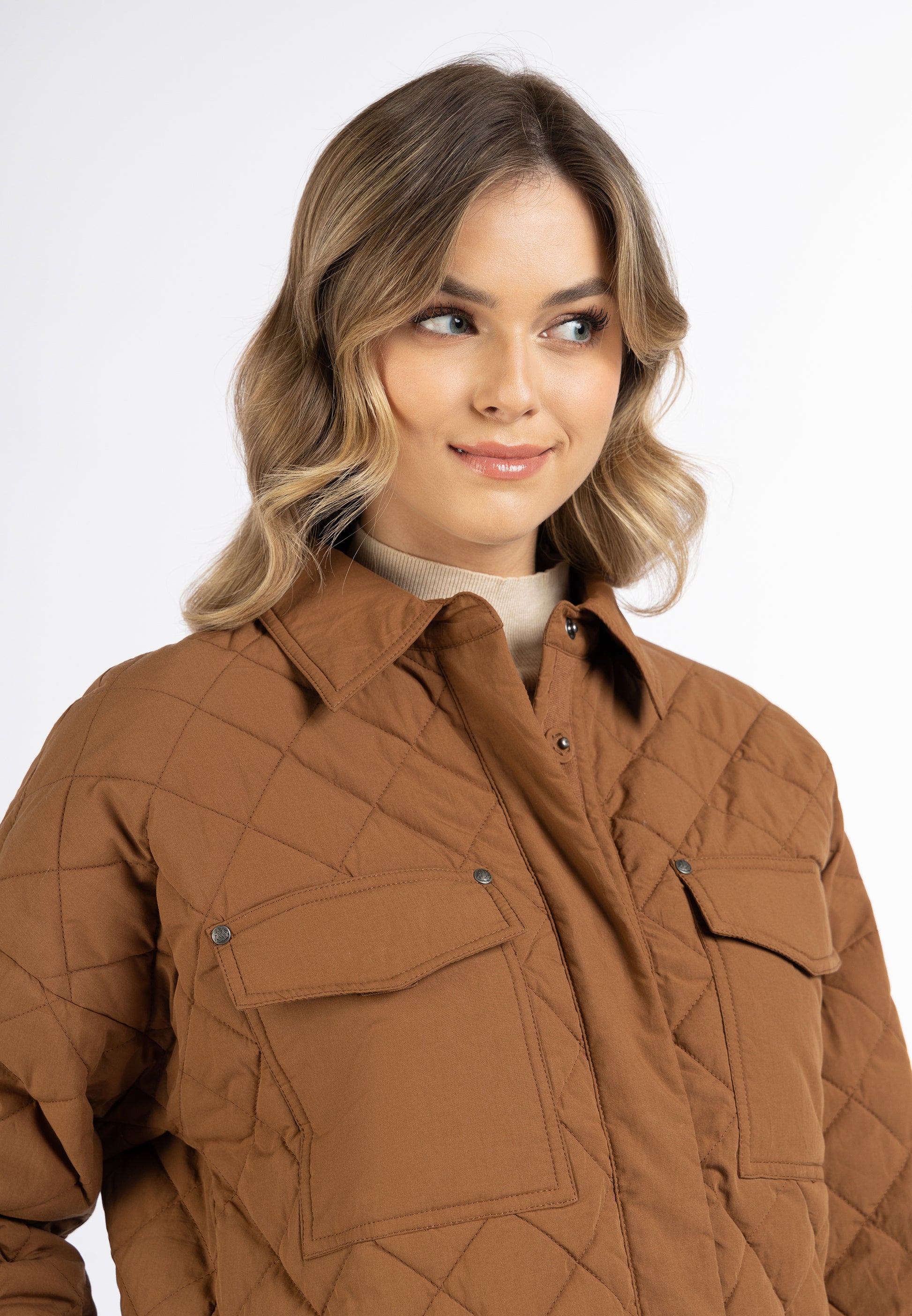 DreiMaster Vintage Damen Cotton Jacket mit leichter Wattierung