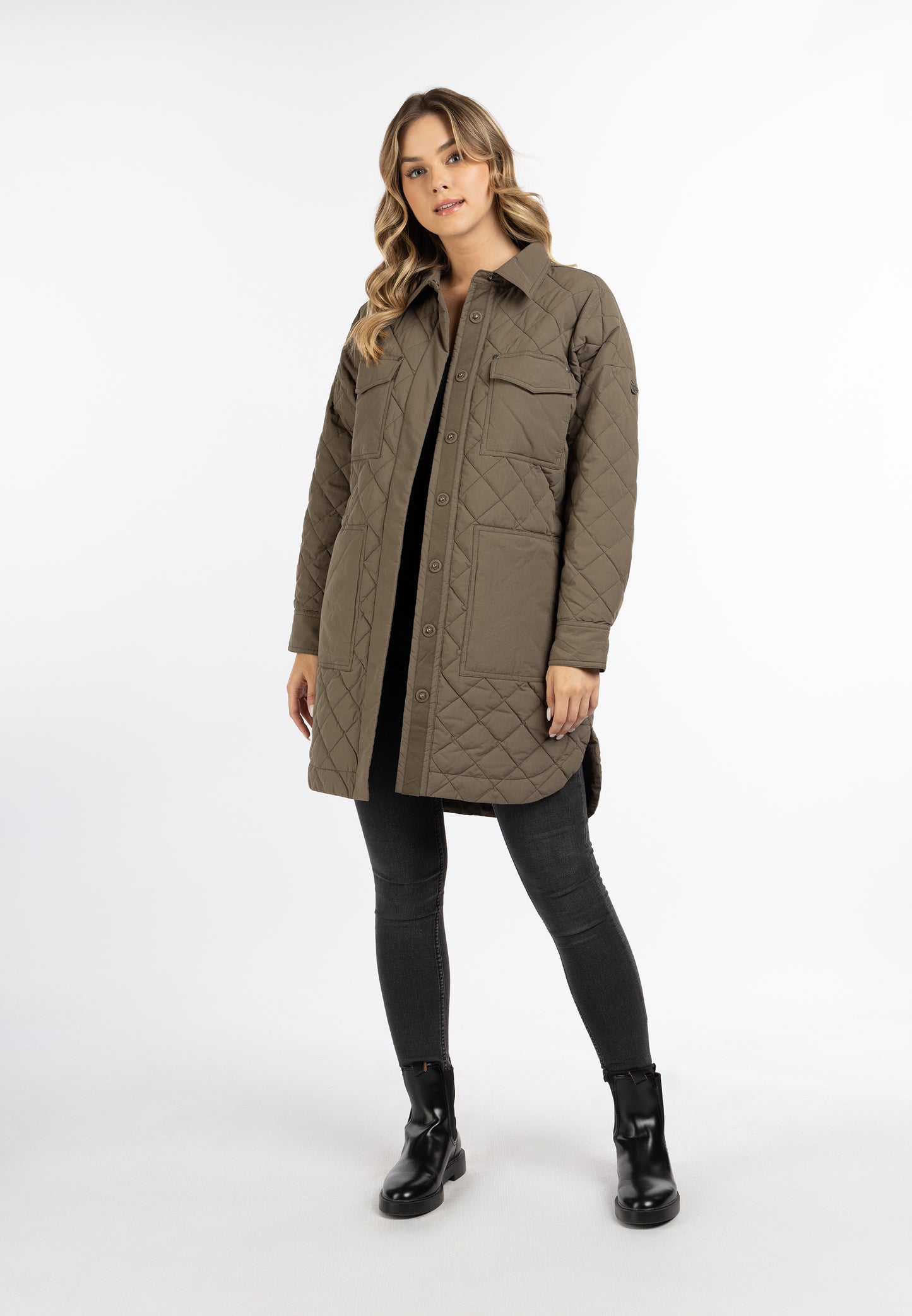DreiMaster Vintage Damen Cotton Jacket mit leichter Wattierung