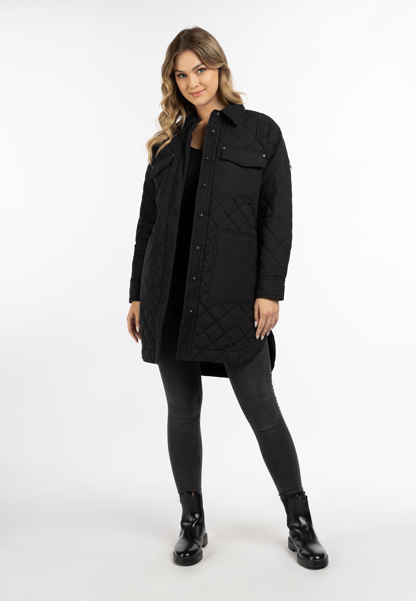DreiMaster Vintage Damen Cotton Jacket mit leichter Wattierung