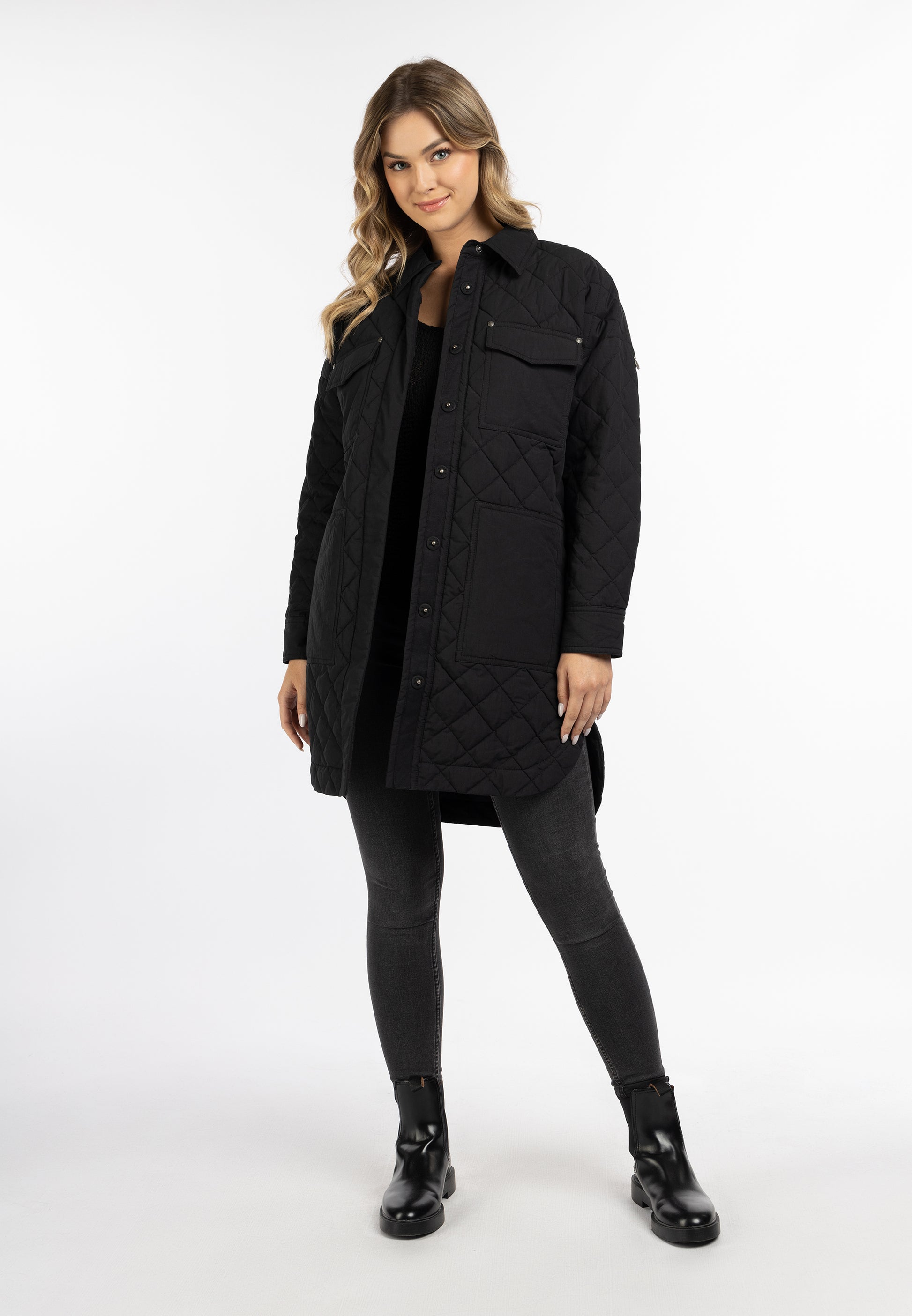 DreiMaster Vintage Damen Cotton Jacket mit leichter Wattierung