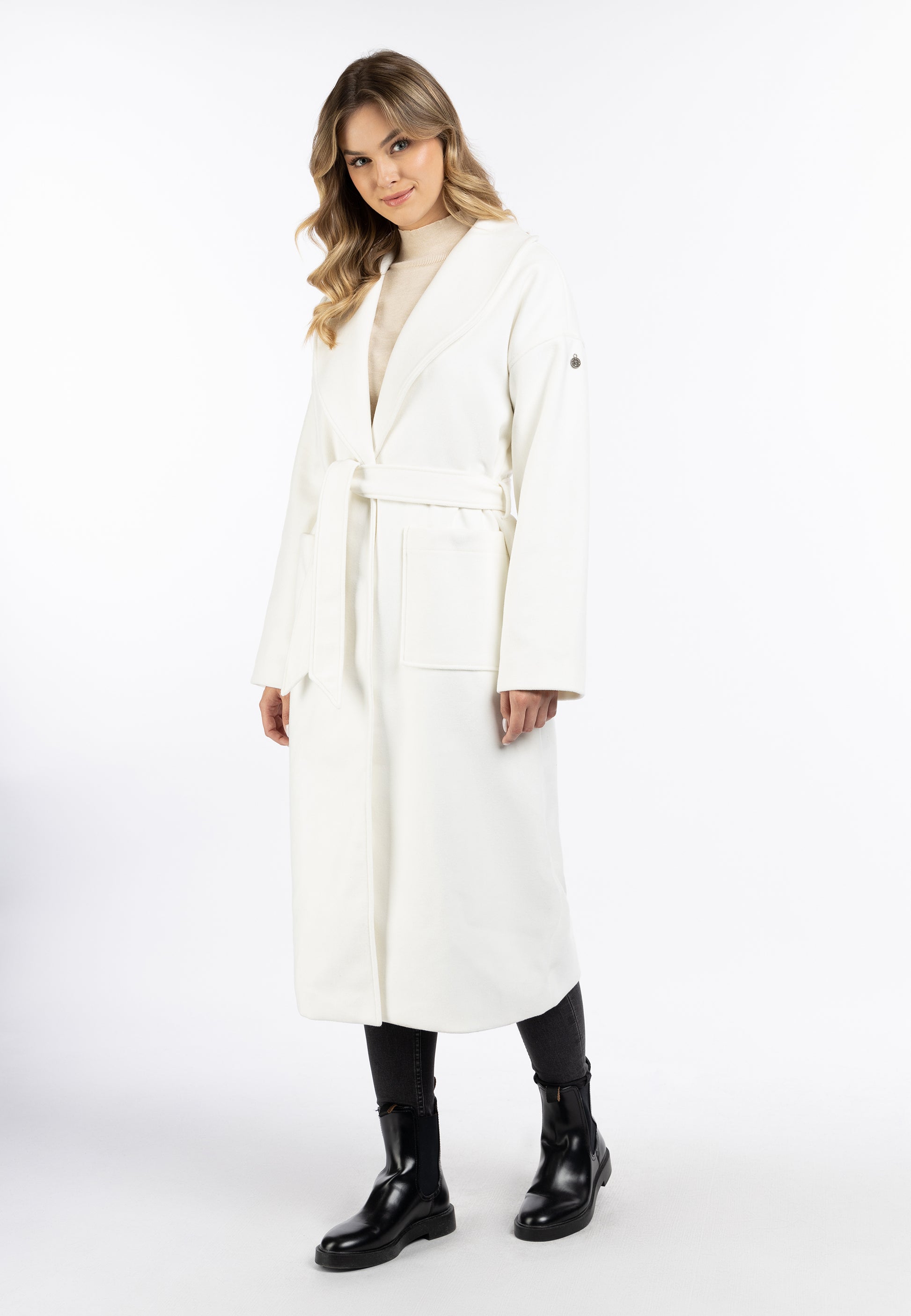 DreiMaster Vintage Damen �bergangsmantel aus Wollmischung