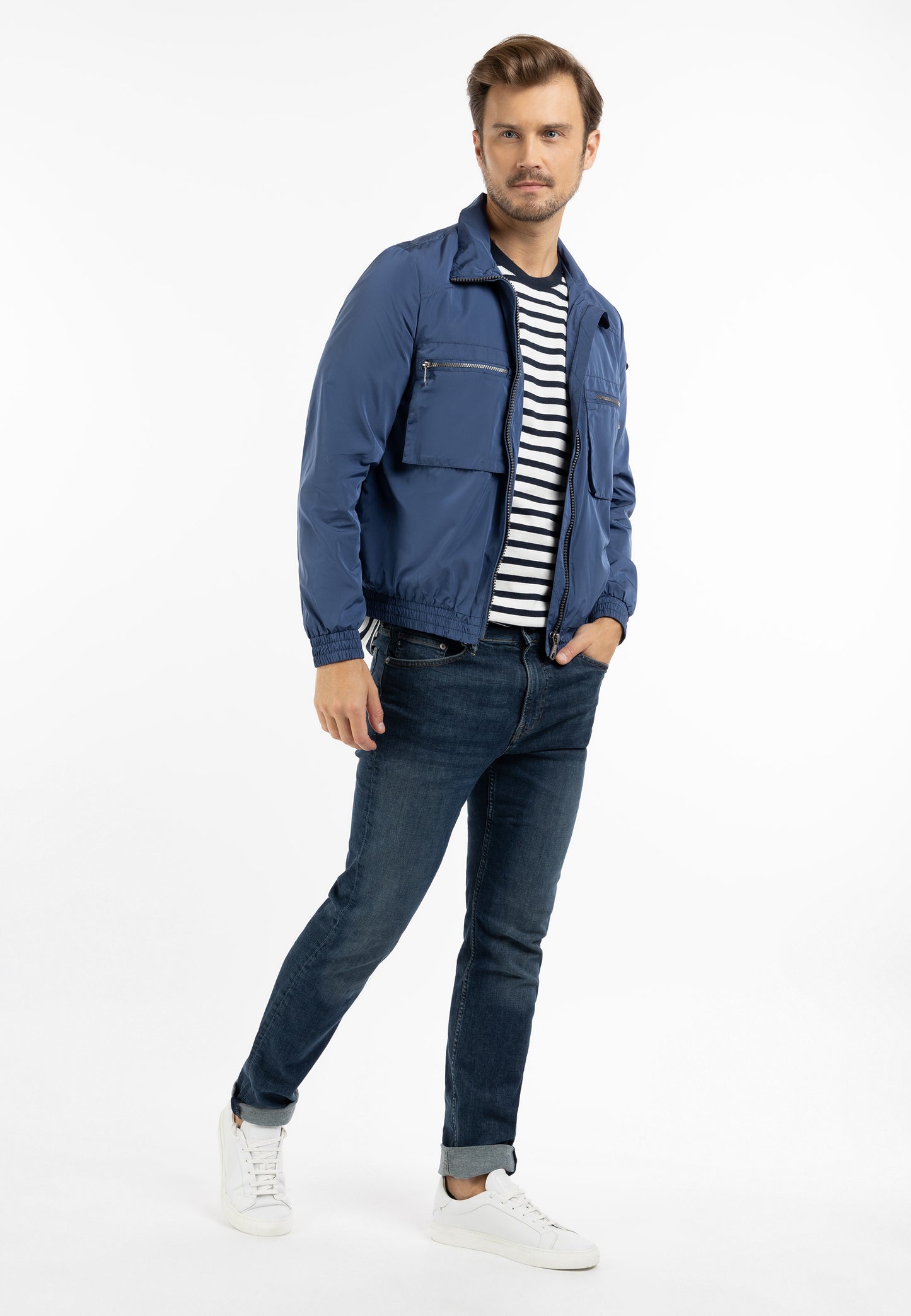 DreiMaster Maritim Herren Jacke + Einkaufstasche Set