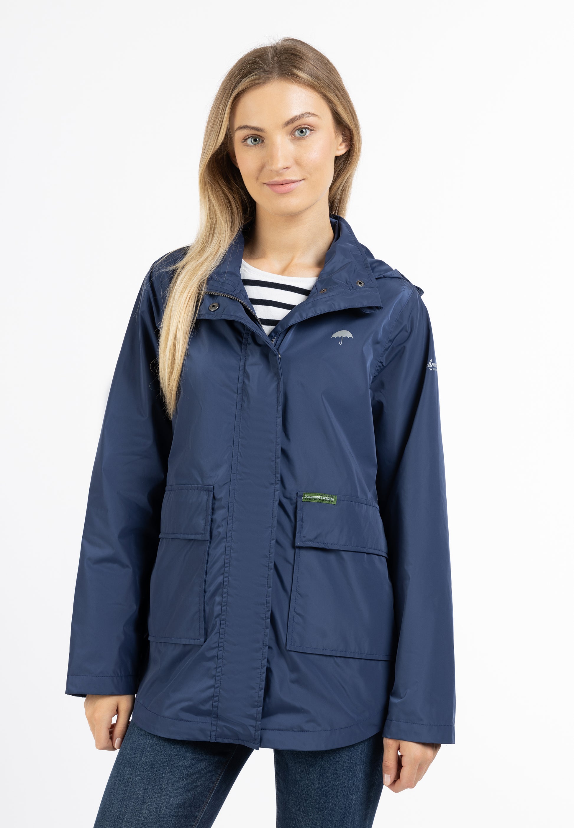 Schmuddelwedda Damen Regenjacke Recyceltes Material