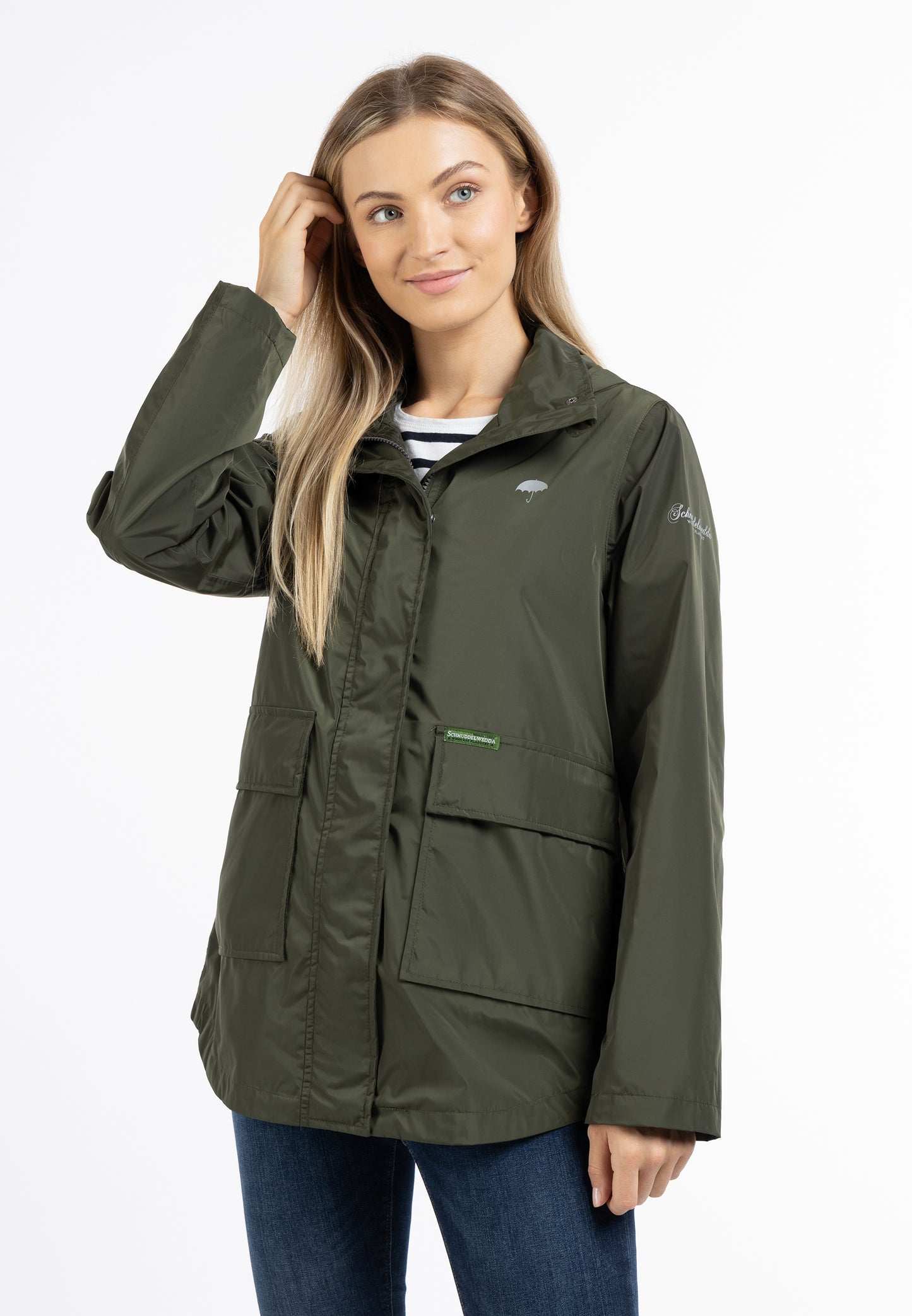 Schmuddelwedda Damen Regenjacke Recyceltes Material