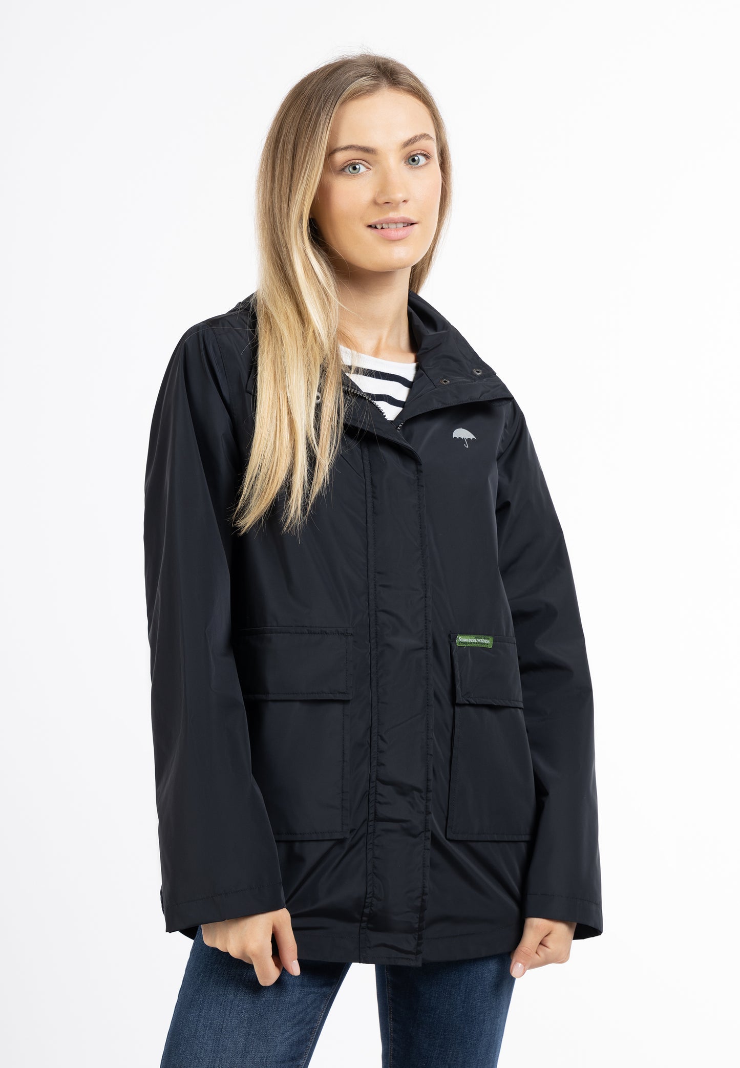 Schmuddelwedda Damen Regenjacke Recyceltes Material