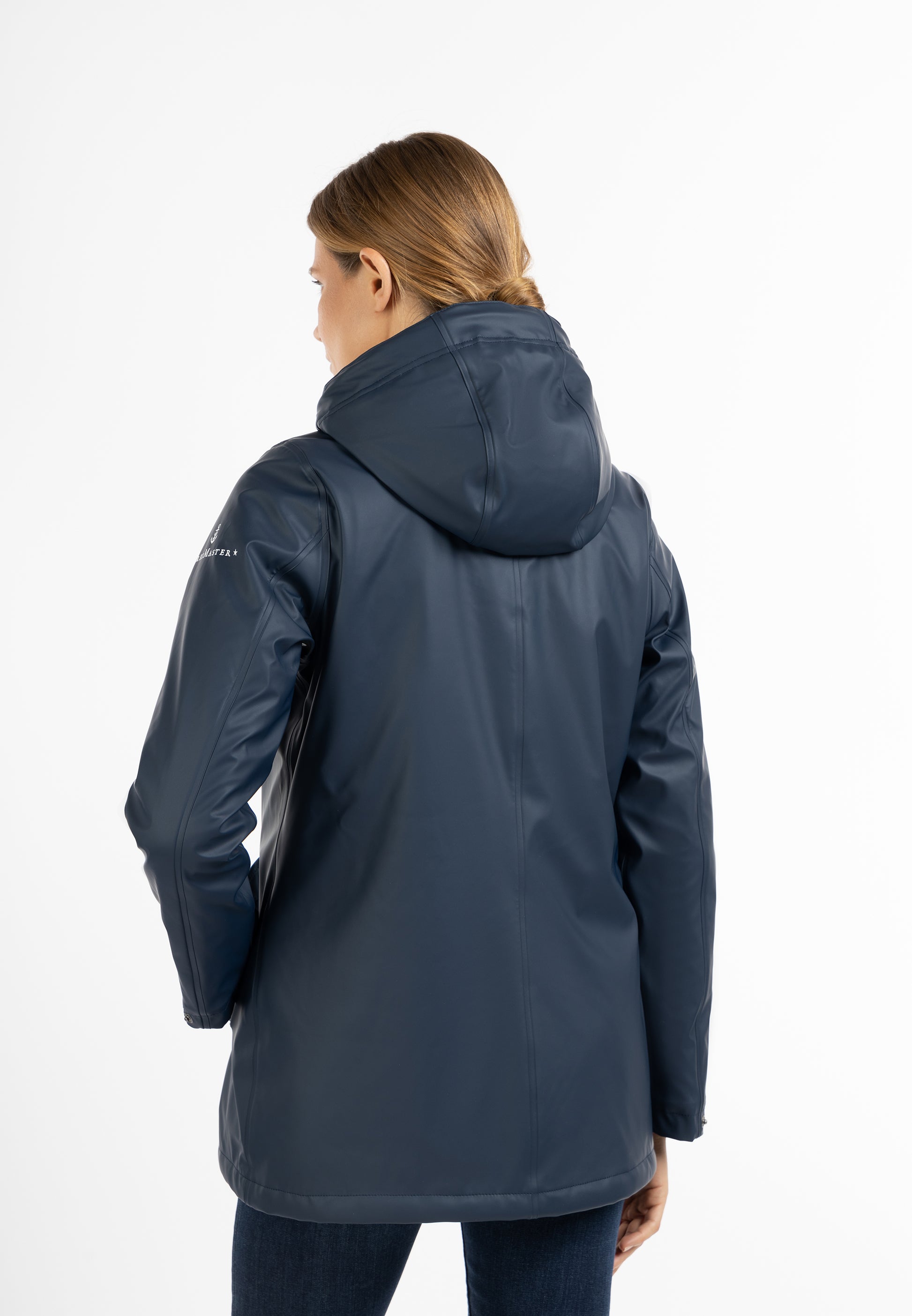 DreiMaster Maritim Damen-Regenjacke mit Kunstfell-Futter