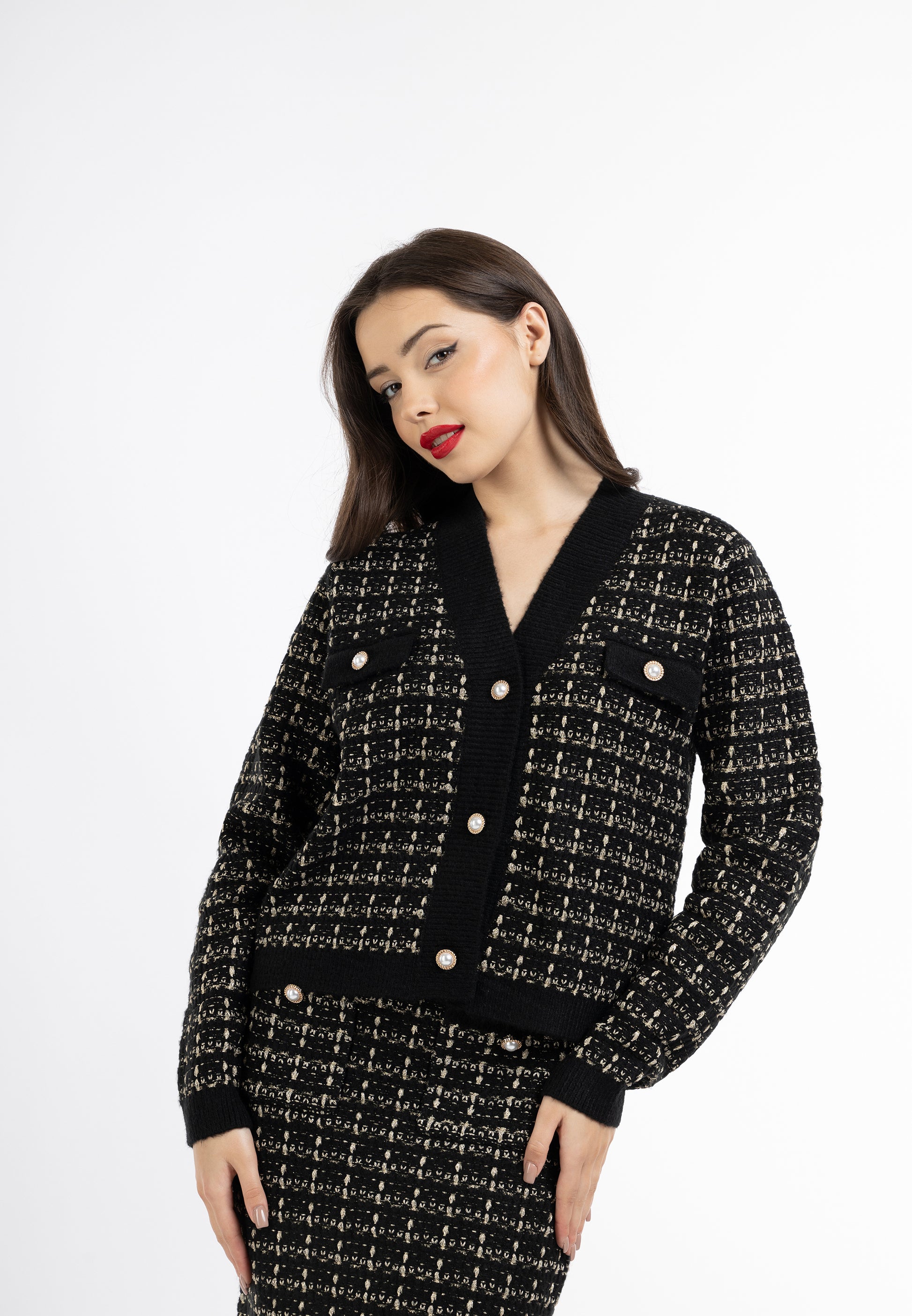 faina Damen Strickjacke