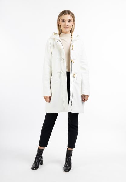 DreiMaster Klassik Damen Wollmischung Duffle Coat