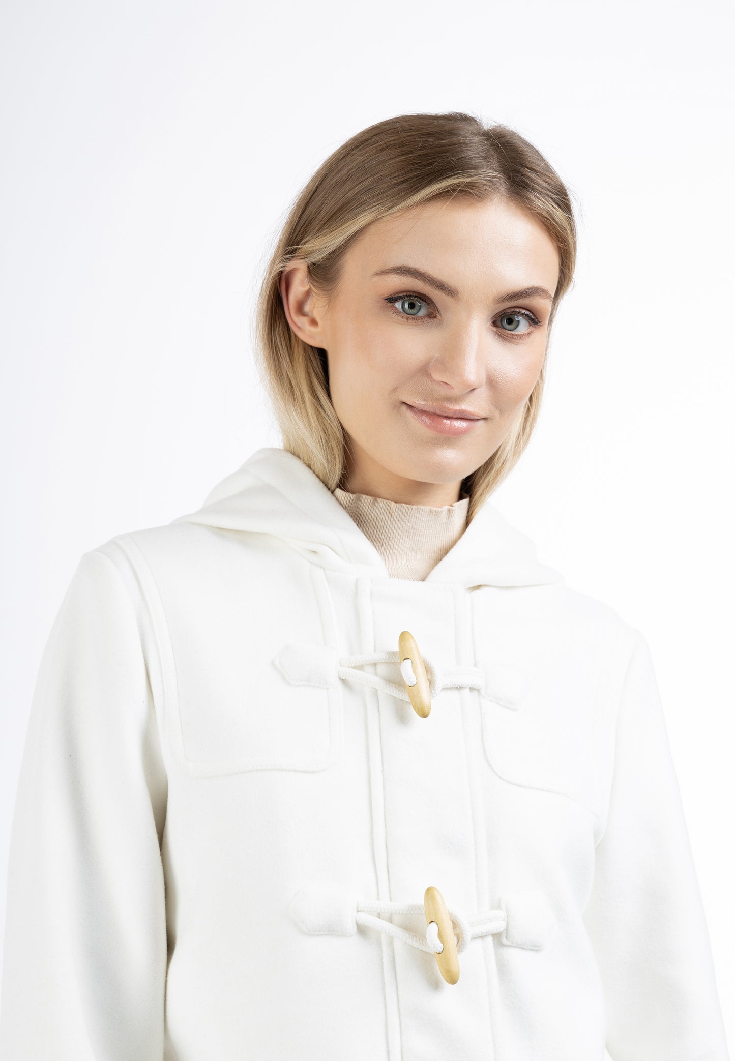 DreiMaster Klassik Damen Wollmischung Duffle Coat
