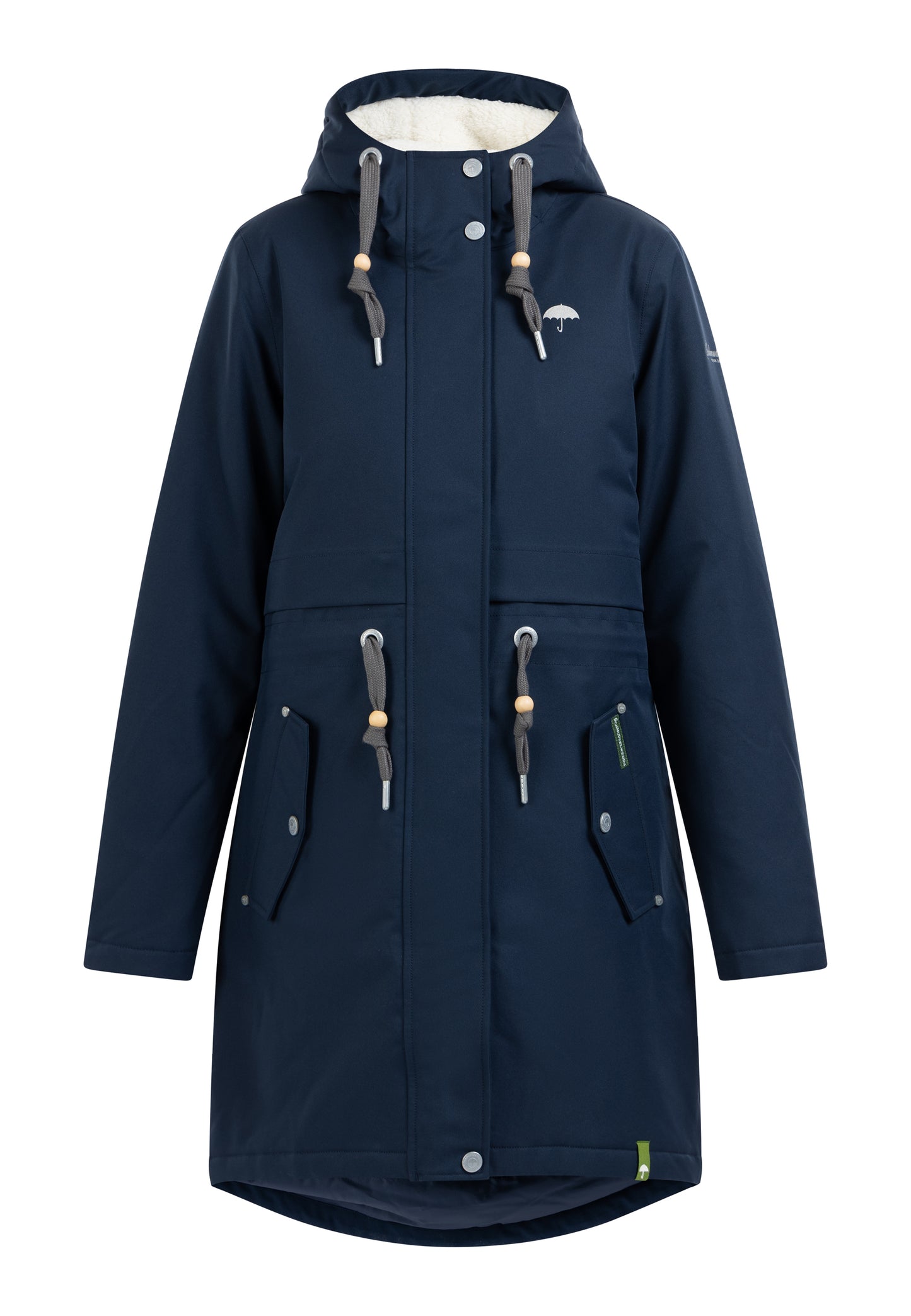 Schmuddelwedda Damen-Winterparka aus recyceltem Polyester